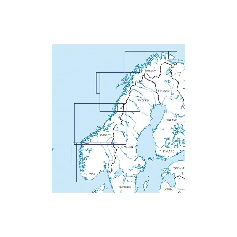 Norway North VFR Chart 2024 Pilot Shop